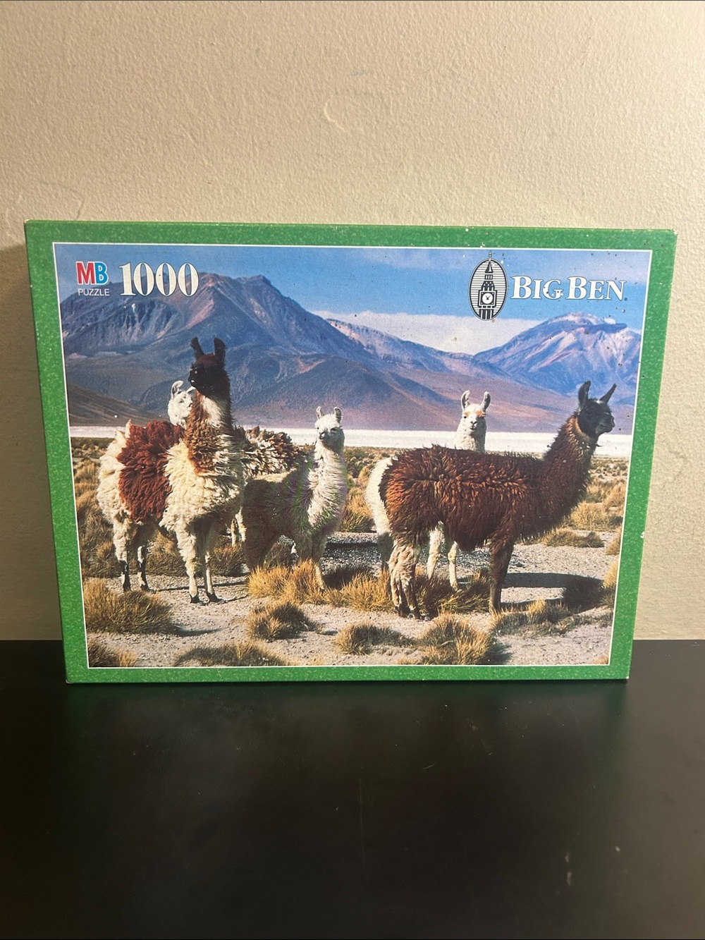 Big Ben 1000 Piece Puzzle Llamas,Andes Mountians, Chile